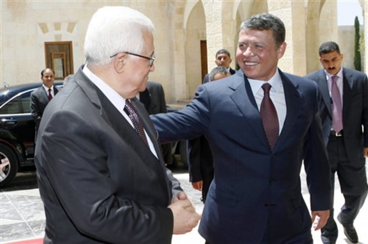 King Abdullah, Mahmoud Abbas